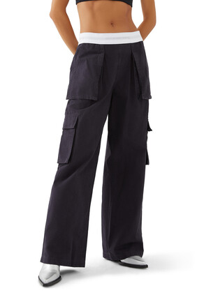 Logo Cargo Pants